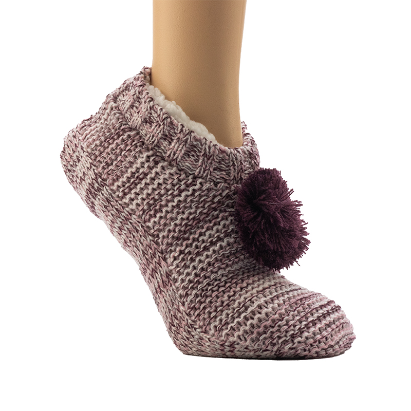 Dámské 3-barevné ponožky Spacedye Fitted Snug Roving Cable Home Socks